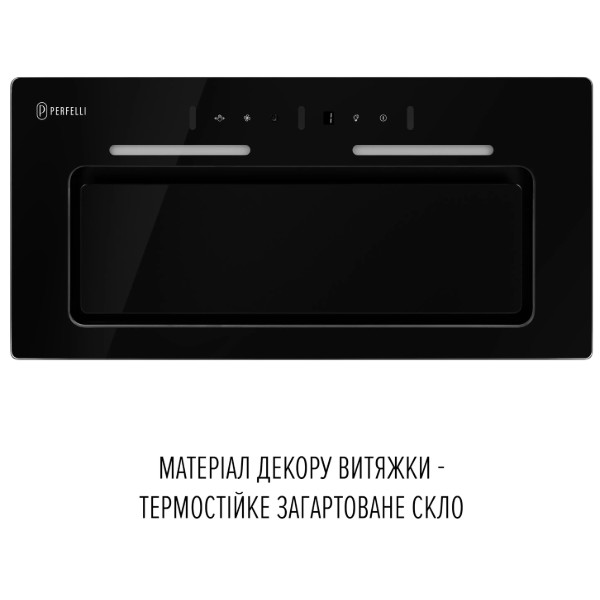 Фото - Витяжка вбудована Perfelli NUOVA 6JWRBM NERO SILENZIO
